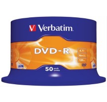 VERBATIM DVD-R 4.7GB 16X SCR. RESISTANT  50U·