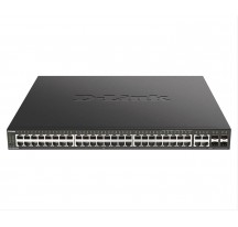 SWITCH D-LINK GESTIONABLE L2/L3 48P GIGA POE (370W) + 4P COMBO SFP