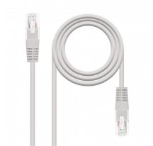 CABLE RED LATIGUILLO RJ45 CAT.6 UTP AWG24,15M GRIS NANOCABLE