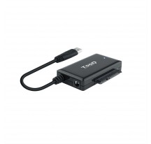 ADAPTADOR TOOQ USB 3.0 USB-A A SATA 2.5"&3.5" CON ALIMENTADOR