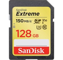 SANDISK EXTREME SDXC CARD 128GB 150MB/S V30 ·