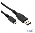 CABLE USB 2.0 A/M-MICRO USB B/M 3M NEGRO NANOCABLE