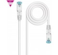 CABLE RED LATIGUILLO RJ45 CAT.7 LSZH SFTP PIMF AWG26 2.0M NANOCABLE BLANCO