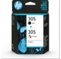 TINTA HP 305 PACK COLOR NEGRO