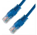 CABLE RED LATIGUILLO RJ45 CAT.6 UTP AWG24,1M AZUL NANOCABLE