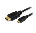 CABLE MICRO HDMI A HDMI V1.4 ALTA VELOCIDAD/HEC, A/M-D/M 1.8M NANOCABLE