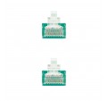CABLE RED LATIGUILLO RJ45 CAT.6 UTP AWG24,1M VERDE NANOCABLE