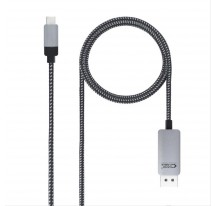 CABLE USB-C A DISPLAYPORT M/M NEGRO 1.8M NANOCABLE