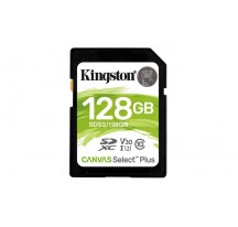 MEMORIA SD 128GB KINGSTON CANVAS SELECT PLUS SDXC Clase 10