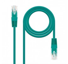 CABLE RED LATIGUILLO RJ45 CAT.6 UTP AWG24,3M VERDE NANOCABLE