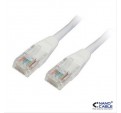 CABLE RED LATIGUILLO RJ45 CAT.6 UTP AWG24,1M BLANCO NANOCABLE