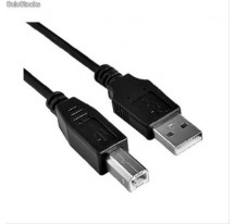 CABLE USB 2.0 IMPRESORA, TIPO A/M-B/M 1.8M GRIS NANOCABLE