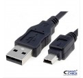 CABLE USB 2.0 A/M-MINI USB B/M 4.5M NEGRO NANOCABLE