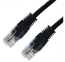 CABLE RED LATIGUILLO RJ45 CAT.6 UTP AWG24,1M NEGRO NANOCABLE