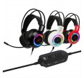AURICULARES GAMING ABKONCORE CH60 BLACK REAL 7.1 RGB LED
